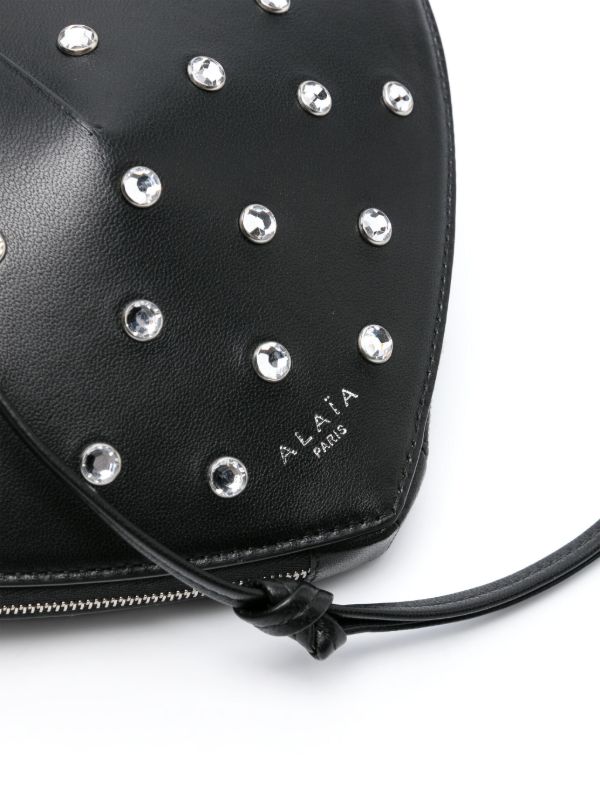 Browns Alaïa Black Le Coeur Cross Body Bag | Browns Messenger & Crossbody Bags