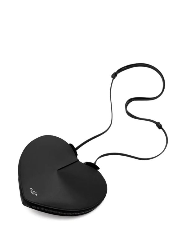 Browns Alaïa Black Le Couer Leather Cross Body Bag | Browns Messenger & Crossbody Bags