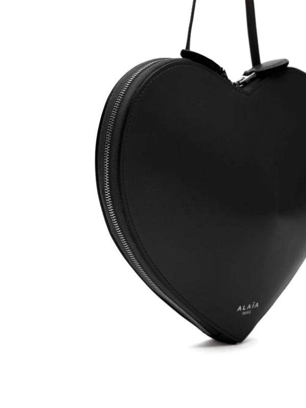 Browns Alaïa Black Le Couer Leather Cross Body Bag | Browns Messenger & Crossbody Bags