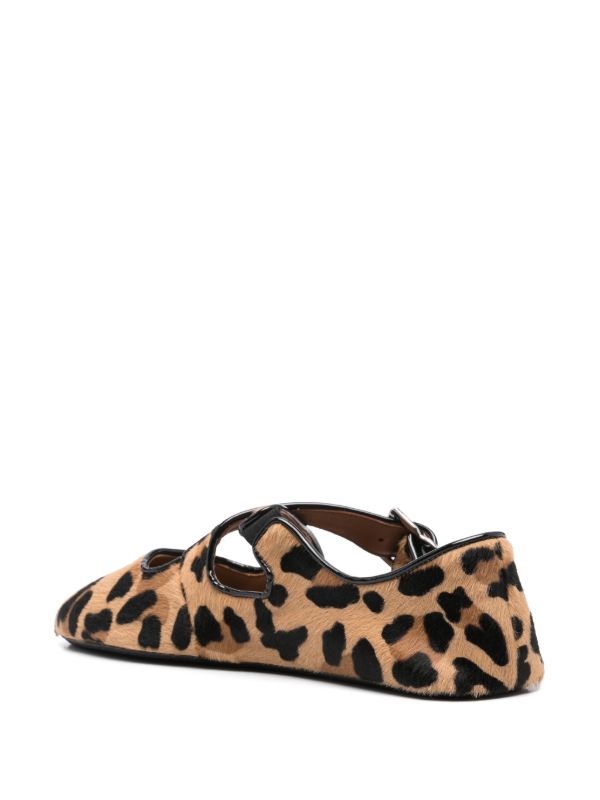 Browns Alaïa Neutral Criss Cross Ballet Flats | Browns Ballerina Shoes