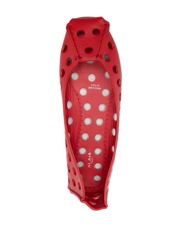 Browns Alaïa Perfo Ballet Pumps | Browns Ballerina Shoes