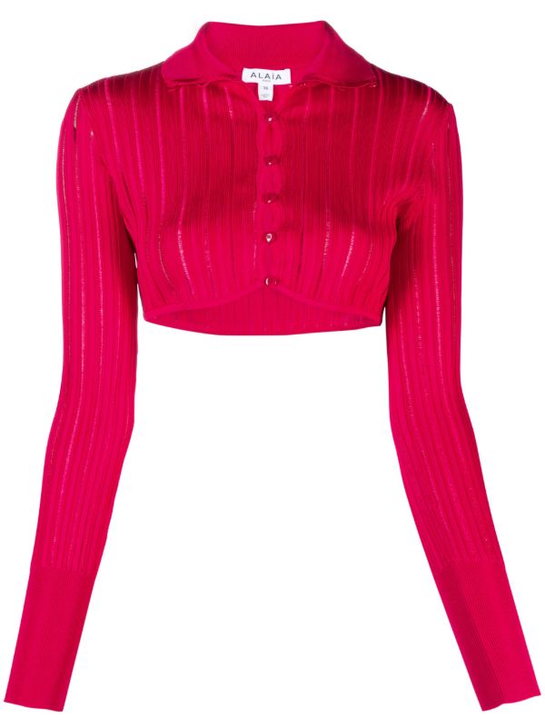 browns Alaïa Pink Knit Mini Dress | Browns Sweater Dresses