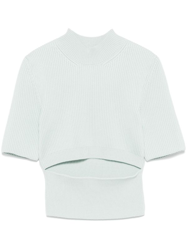 browns Alaïa Ribbed T-Shirt | Browns T-Shirts & Jersey Shirts