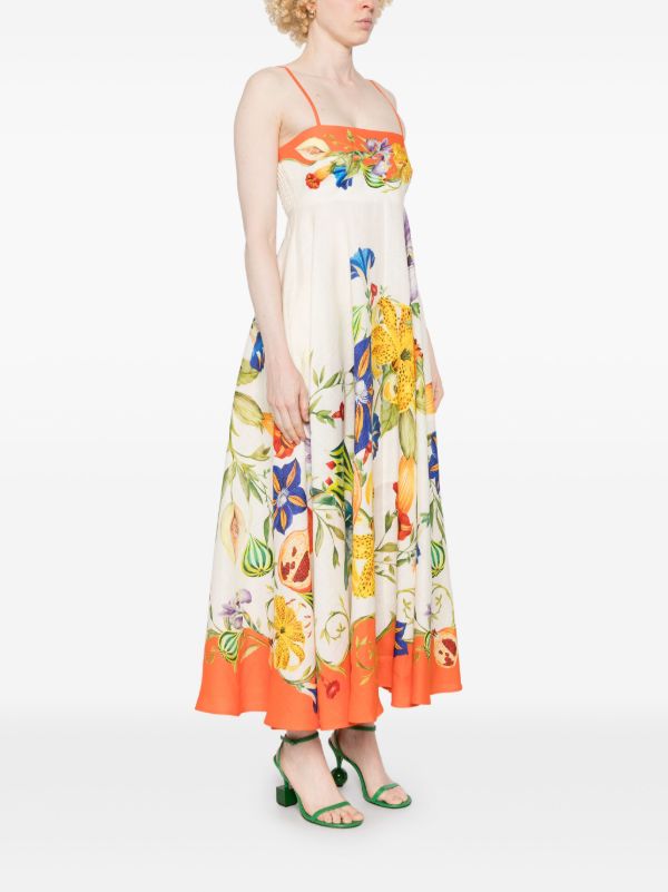 Browns ALEMAIS Flores Midi Dress | Browns Day Dresses