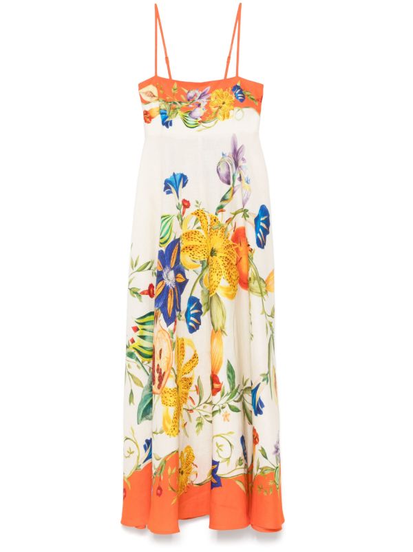 browns ALEMAIS Flores Midi Dress | Browns Day Dresses