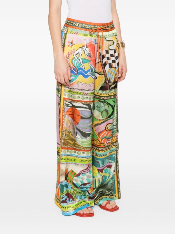 Browns ALEMAIS Lucky Pace Trousers | Browns Wide-Leg Pants