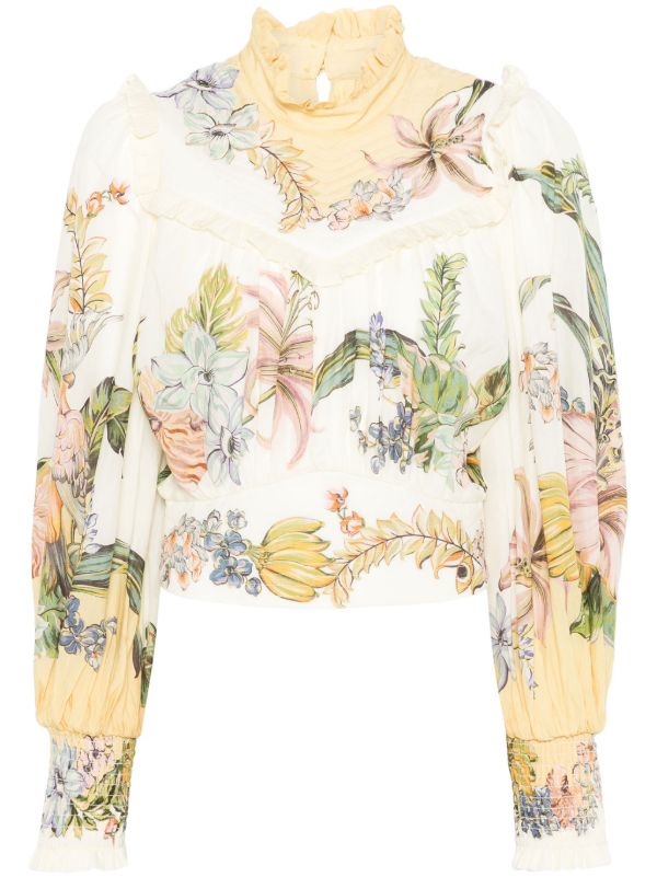 browns ALEMAIS Neutrals Oleander Top | Browns Blouses