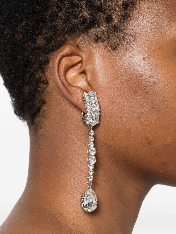 Browns Alessandra Rich Crystal-embellished Drop Earring | Browns Earrings