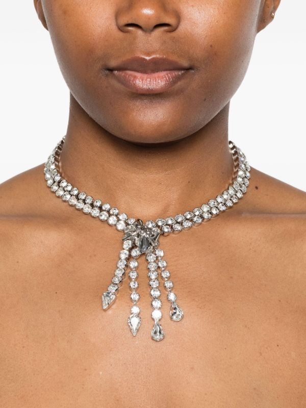 Browns Alessandra Rich Crystal-embellished Necklace | Browns Necklaces