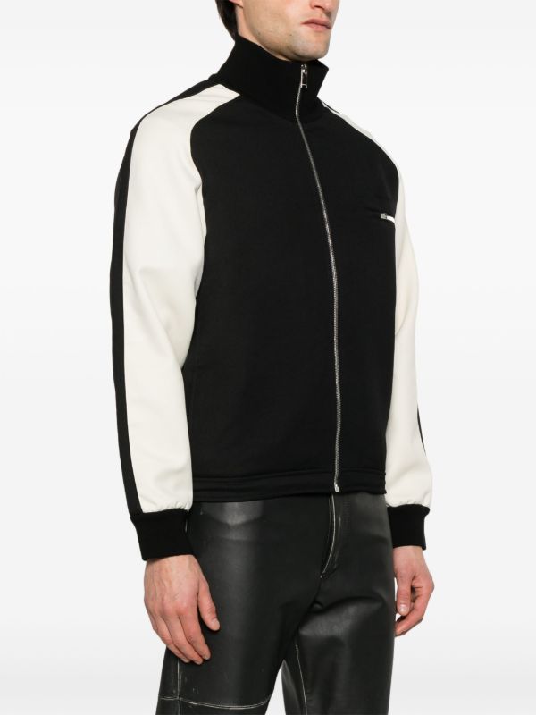 Browns Alexander McQueen Black Two-Tone Cardigan | Browns Cardigans
