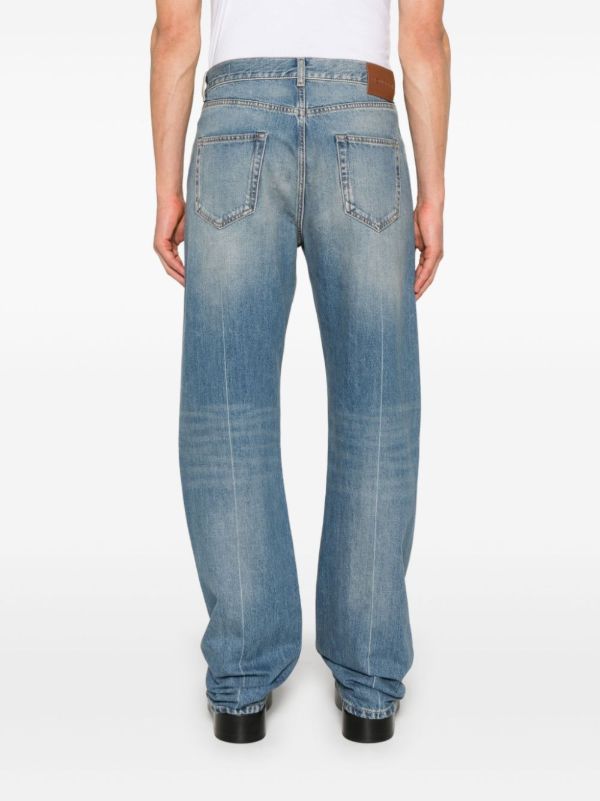 Browns Alexander McQueen Blue Straight-Leg Jeans | Browns Regular & Straight-Leg Jeans