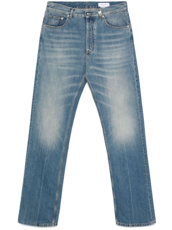 browns Alexander McQueen Blue Straight-Leg Jeans | Browns Regular & Straight-Leg Jeans