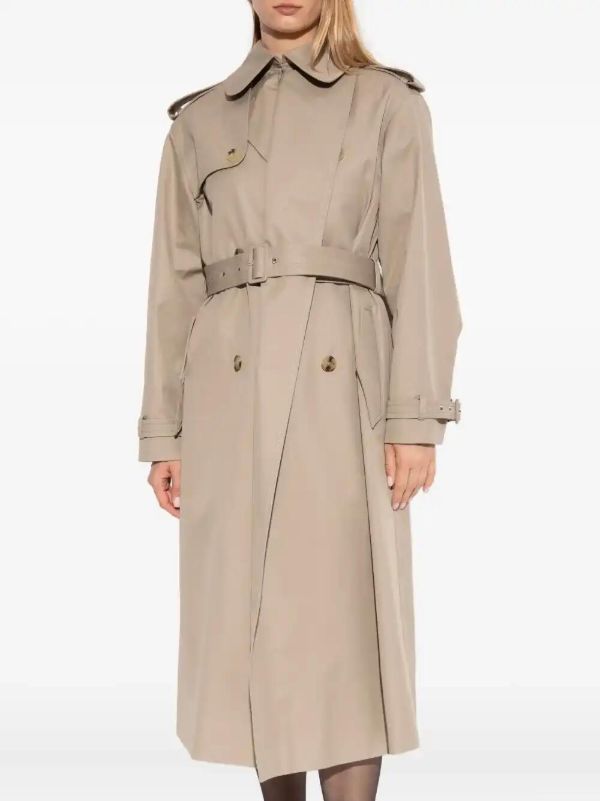 Browns Alexander McQueen Double-breasted Trench Coat | Browns Trench Coats & Raincoats