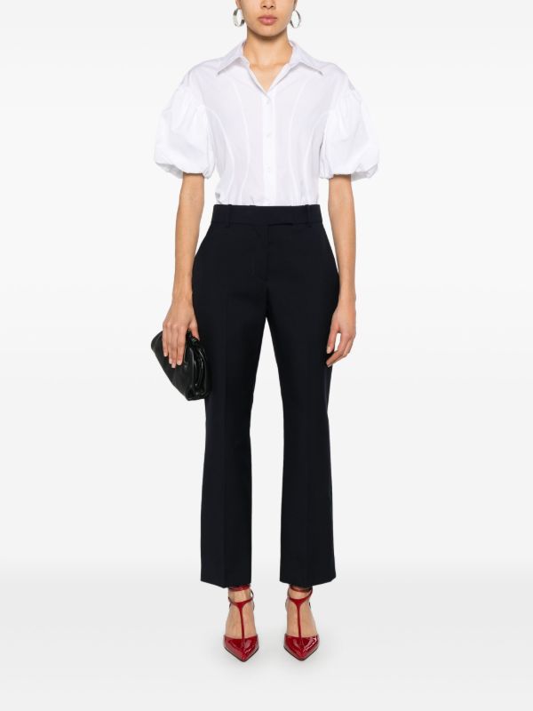 Browns Alexander McQueen Flare Kick Trousers | Browns Flared & Bell-Bottom Pants