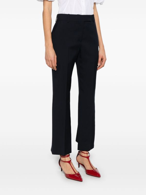 Browns Alexander McQueen Flare Kick Trousers | Browns Flared & Bell-Bottom Pants