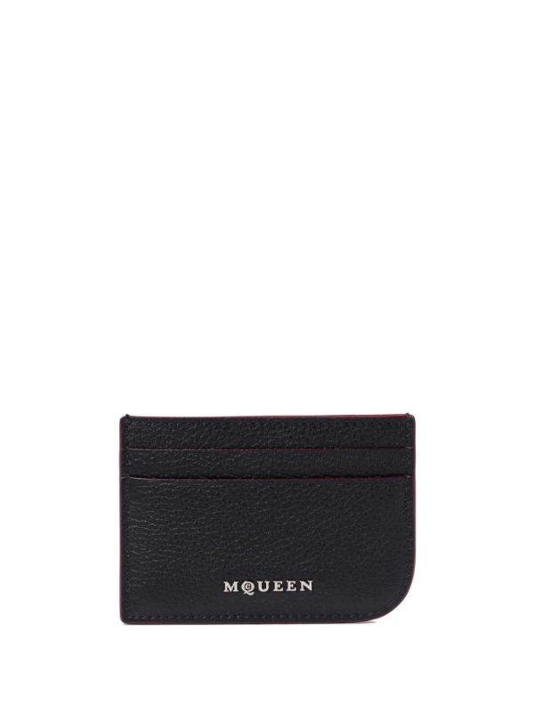 browns Alexander McQueen Leather Card Holder | Browns Wallets & Billfolds