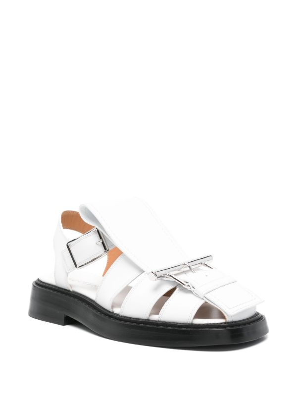 Browns Alexander McQueen Leather Sandals | Browns Sandals