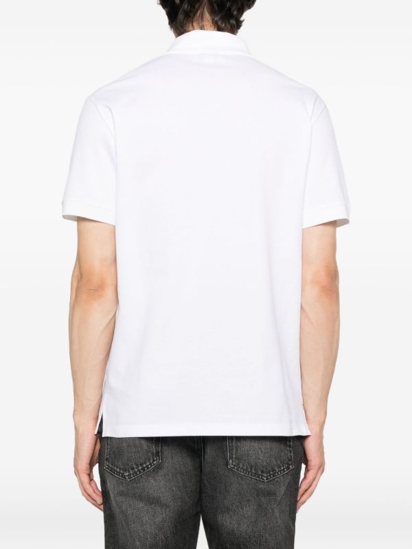 Browns Alexander McQueen Logo-embroidered Polo Shirt | Browns Polo Shirts