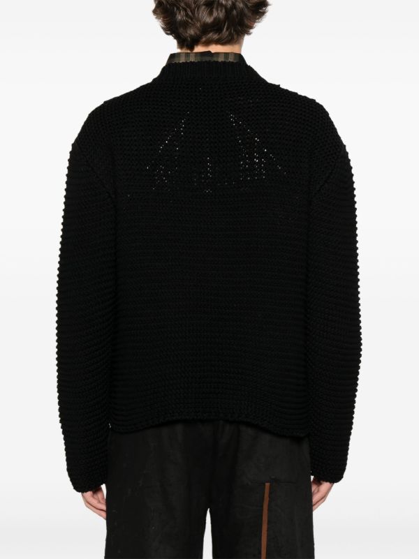 Browns Alexander McQueen Logo-intarsia Sweater | Browns Knitted Sweaters