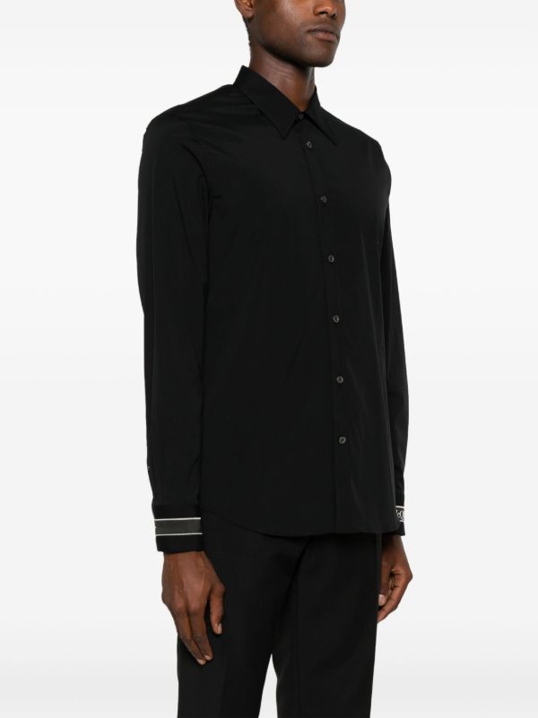 Browns Alexander McQueen Logo-Tape Shirt | Browns Shirts