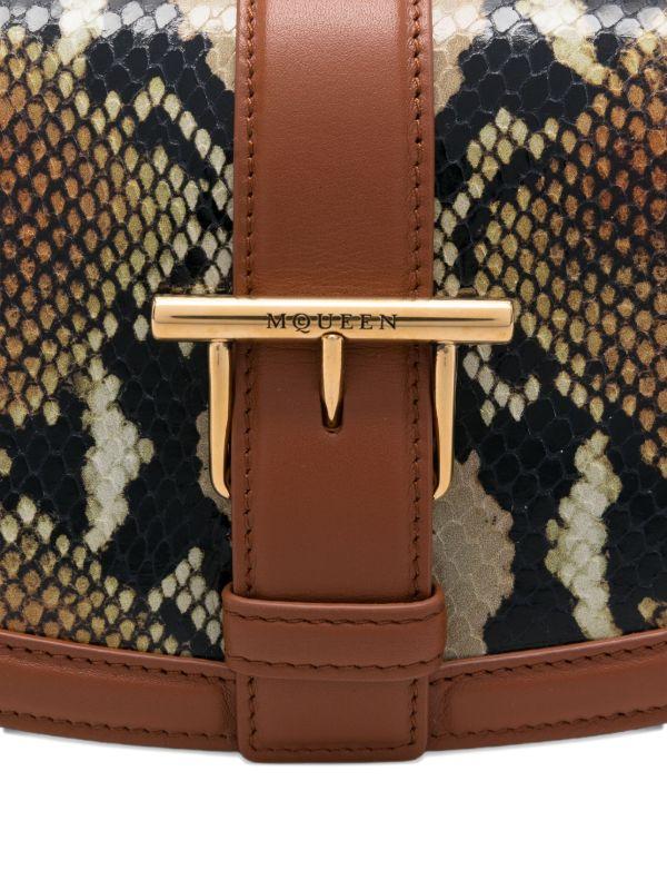 Browns Alexander McQueen Mini T-Bar Leather Cross Body Bag | Browns Messenger & Crossbody Bags