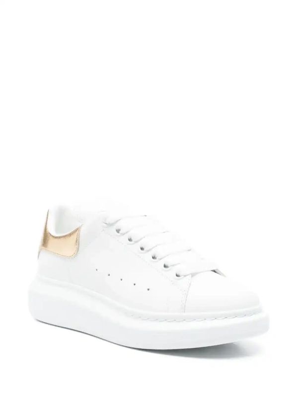 Browns Alexander McQueen Oversized Leather Sneakers | Browns Sneakers