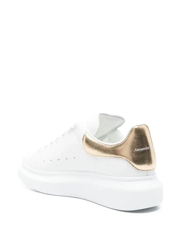 Browns Alexander McQueen Oversized Leather Sneakers | Browns Sneakers