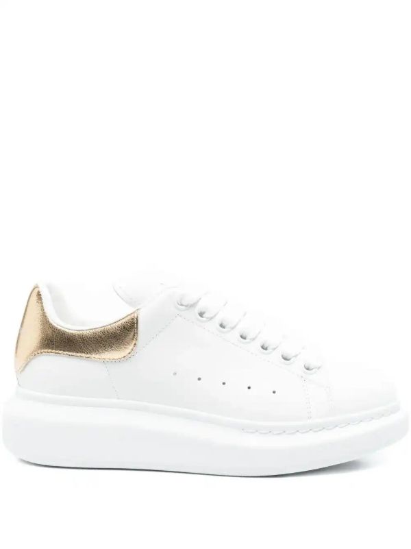 browns Alexander McQueen Oversized leather sneakers | Browns Sneakers