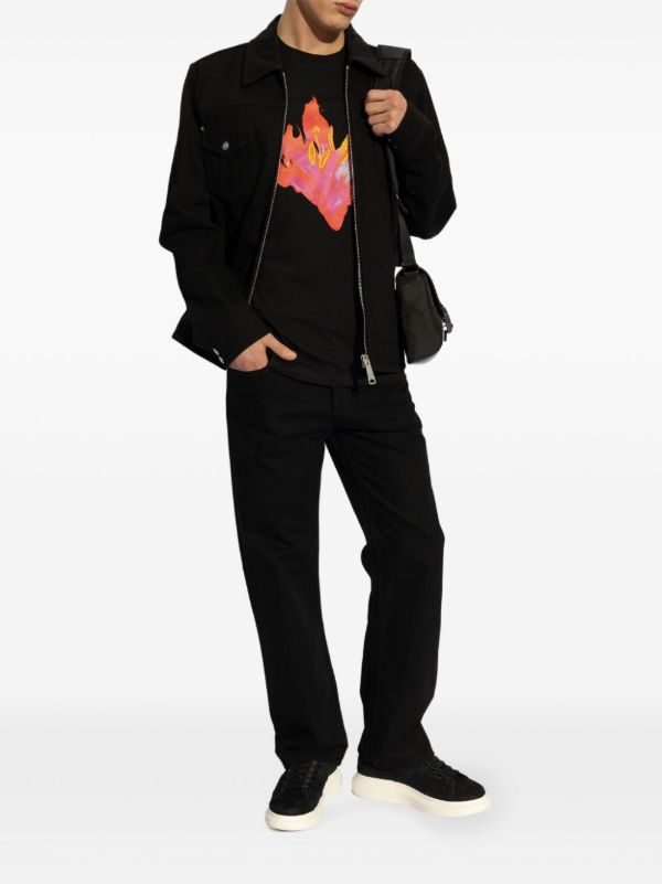 Browns Alexander McQueen Printed T-shirt | Browns T-Shirts