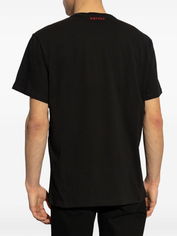 Browns Alexander McQueen Printed T-shirt | Browns T-Shirts