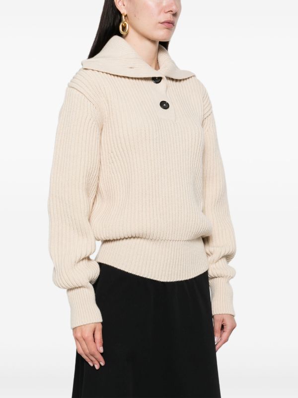 Browns Alexander McQueen Ribbed-Knit Sweater | Browns Knitted Sweaters