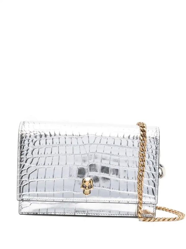 browns Alexander McQueen Skull cross body bag | Browns Messenger & Crossbody Bags