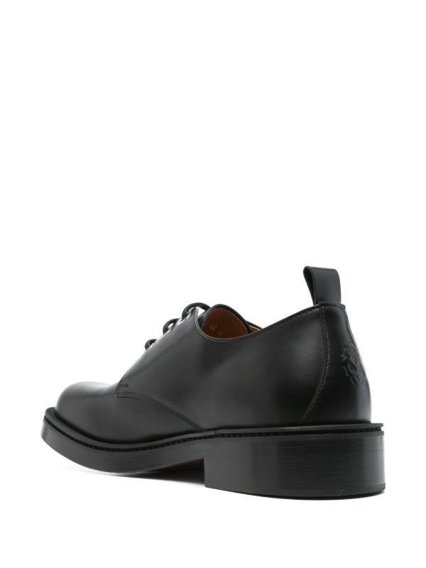 Browns Alexander McQueen Skull-Embossed Derby Shoes | Browns Derby Shoes