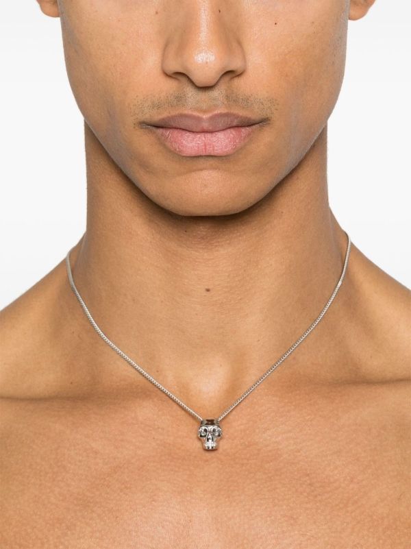 Browns Alexander McQueen Skull Pendant Necklace | Browns Necklaces