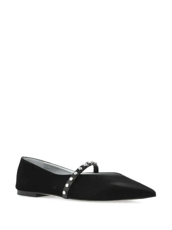 Browns Alexander McQueen Studded Ballet Flats | Browns Ballerina Shoes