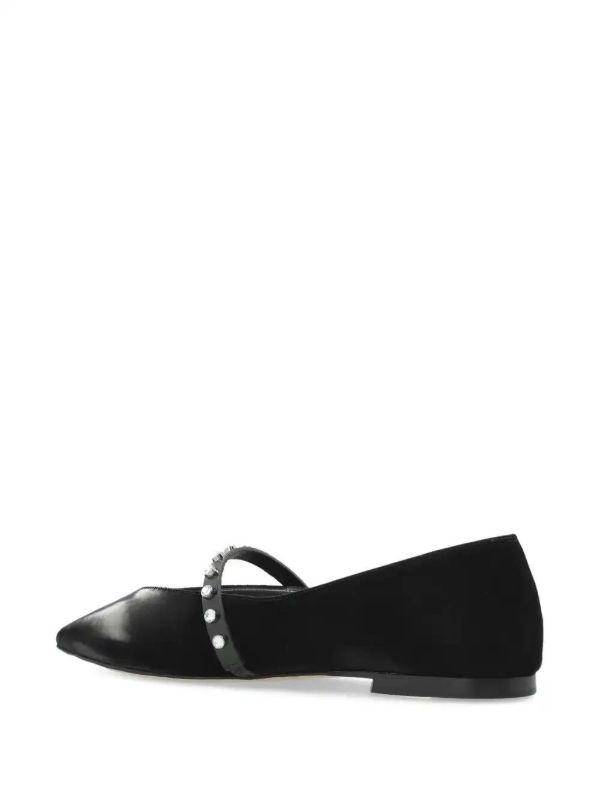Browns Alexander McQueen Studded Ballet Flats | Browns Ballerina Shoes