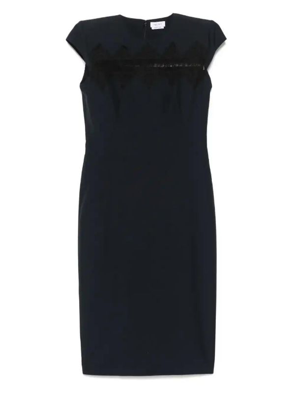 browns Alexander McQueen tailored pencil midi dress | Browns Day Dresses