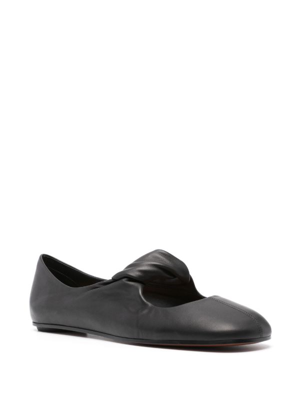 Browns Alexander McQueen Twist-Detailing Ballet Flats | Browns Ballerina Shoes