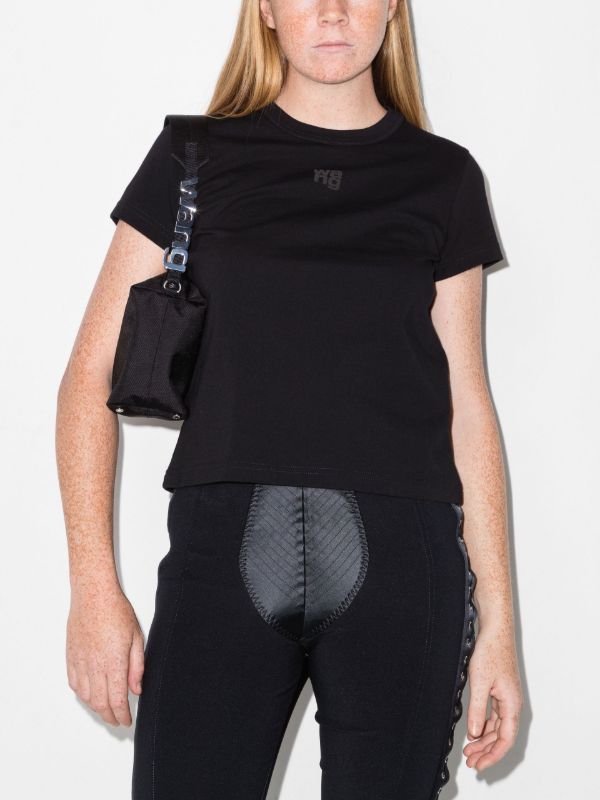 Browns Alexander Wang Black Logo Cotton T-Shirt | Browns T-Shirts & Jersey Shirts