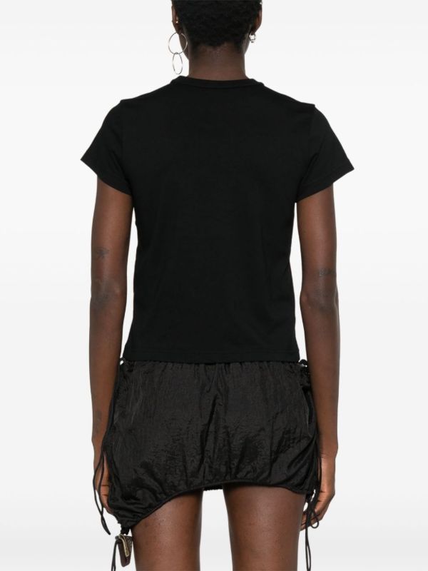 Browns Alexander Wang Black Puff T-Shirt | Browns T-Shirts & Jersey Shirts