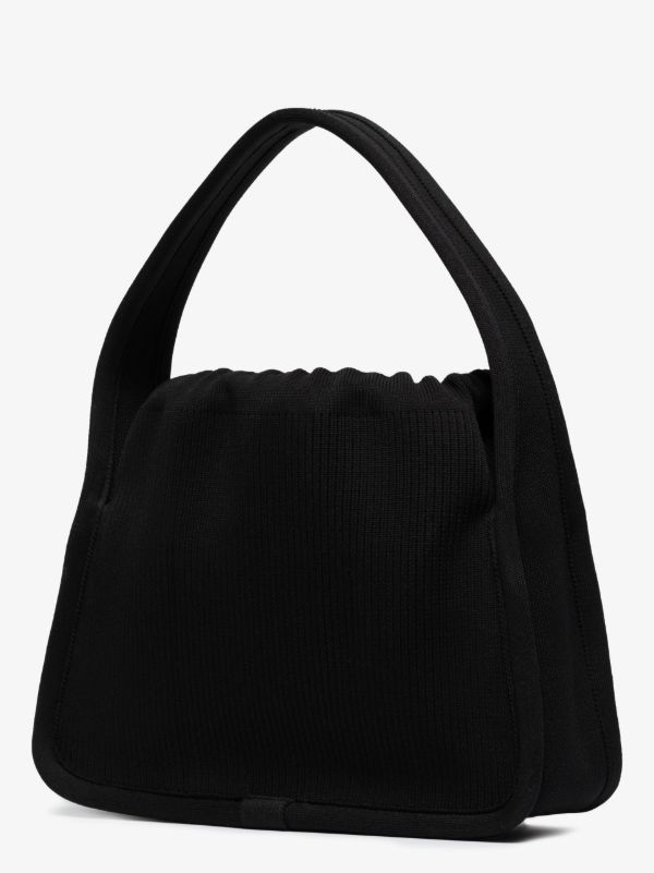 Browns Alexander Wang Black Ryan Small Knitted Tote Bag | Browns Mini Bags