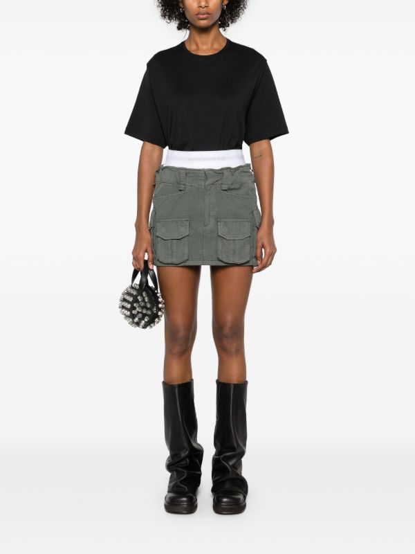 Browns Alexander Wang Cargo Mini Skirt | Browns Straight Skirts