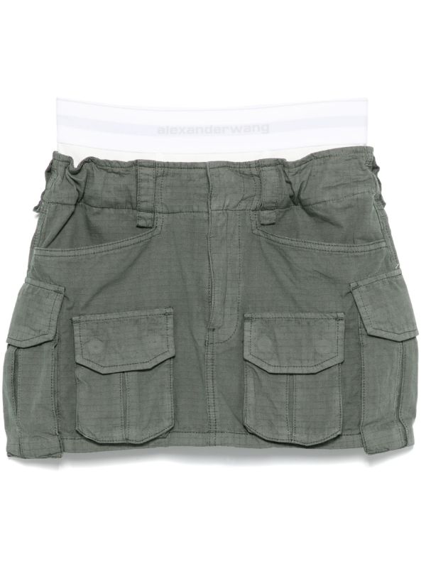 browns Alexander Wang Cargo Mini Skirt | Browns Straight Skirts