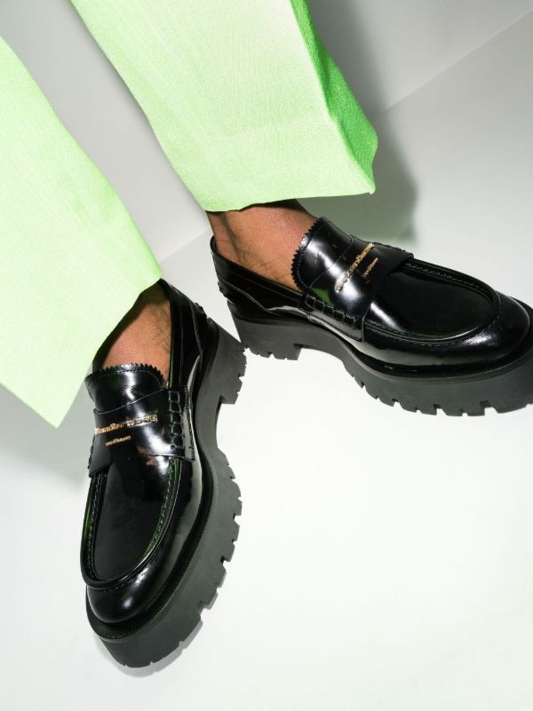 Browns Alexander Wang Carter Lug-sole Box Loafers | Browns Loafers
