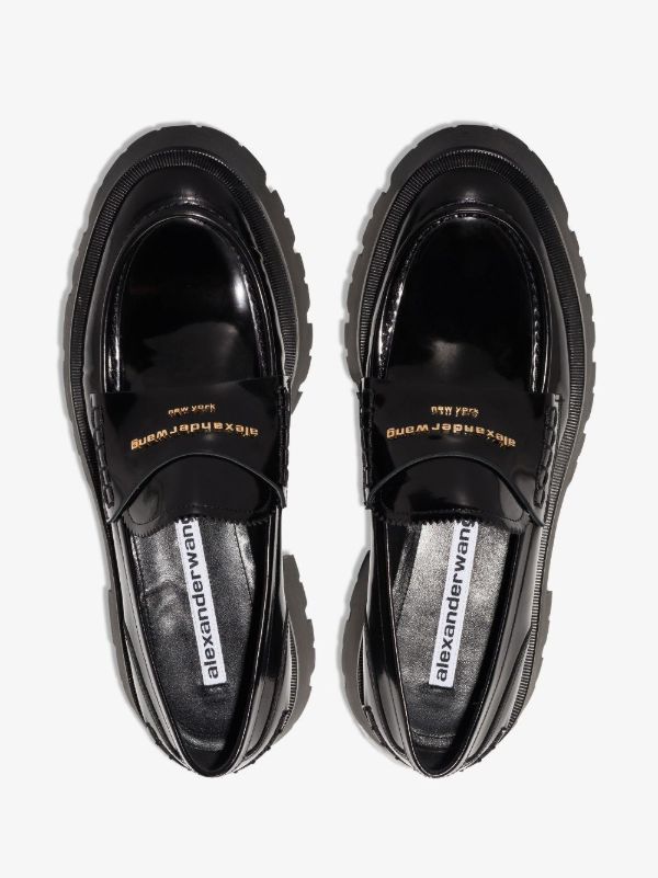 Browns Alexander Wang Carter Lug-sole Box Loafers | Browns Loafers