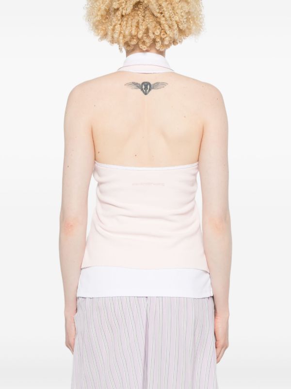 Browns Alexander Wang Embroidered Polo Top | Browns Polo Tops