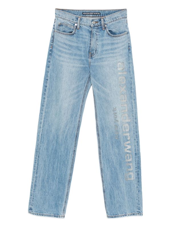 browns Alexander Wang Ez jeans | Browns Straight-Leg Jeans