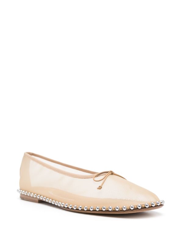 Browns Alexander Wang Lina Ballchain Ballet Flats | Browns Ballerina Shoes
