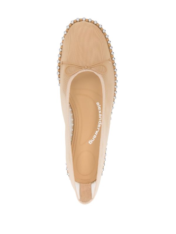 Browns Alexander Wang Lina Ballchain Ballet Flats | Browns Ballerina Shoes