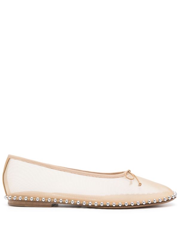 browns Alexander Wang Lina Ballchain Ballet Flats | Browns Ballerina Shoes